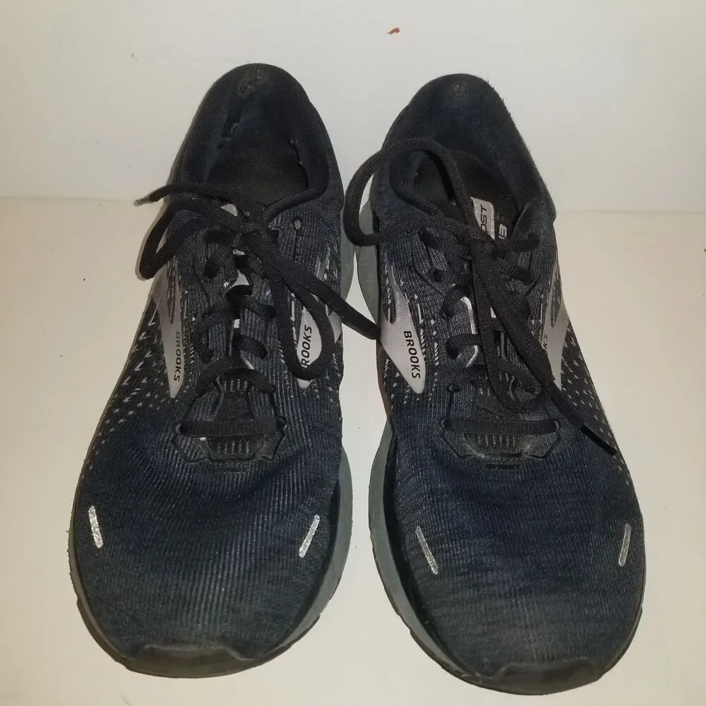 Brooks Ghost 13 Black Road Running Shoes Mens Size 9.5 medium D